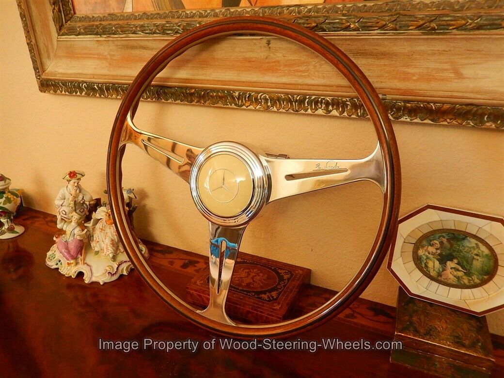  Mercedes 300 SL Gullwing W198  Steering Wheel NARDI Wood 40 cm Orig. N.O.S. 