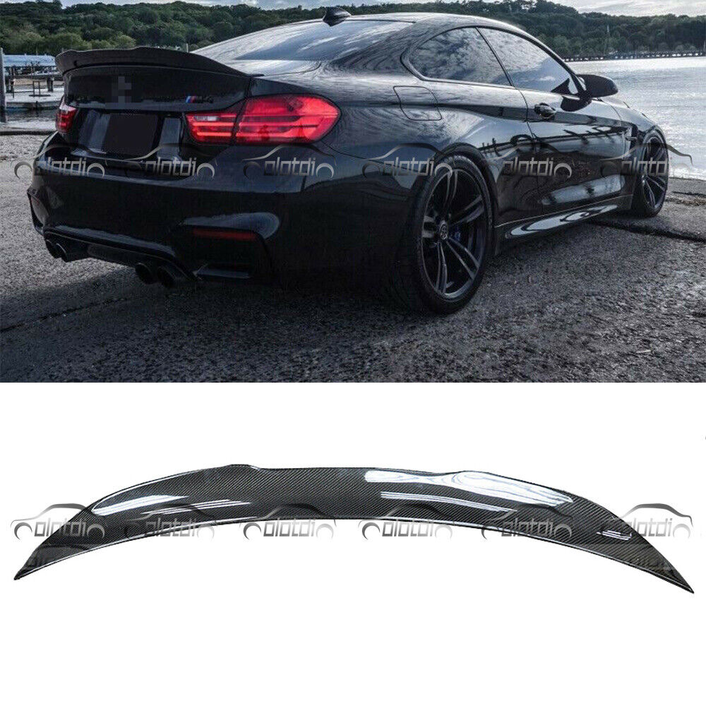 For BMW F80 F82 F83 2DR Carbon Fiber Rear Tail Spoiler Wing  Boot 2015-up M3 M4