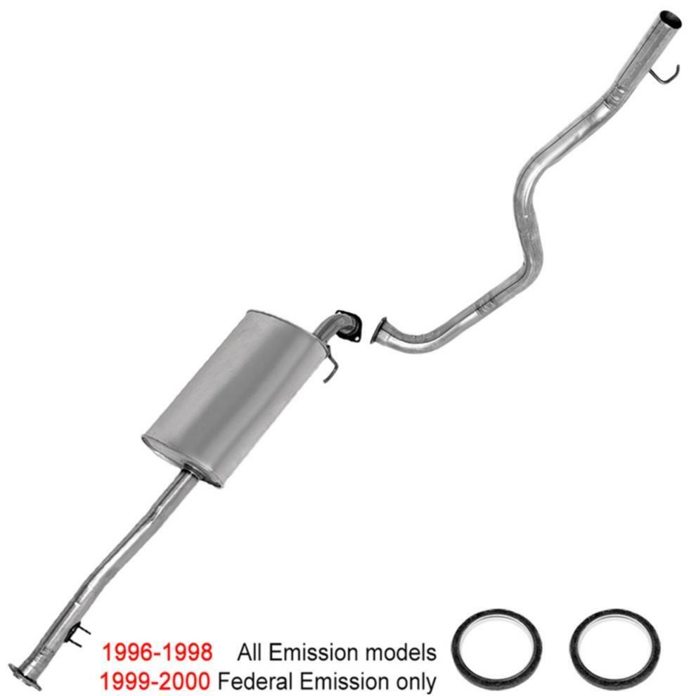 Resonator Muffler Exhaust System Kit fits: 1996-2000 Toyota 4Runner 3.4L