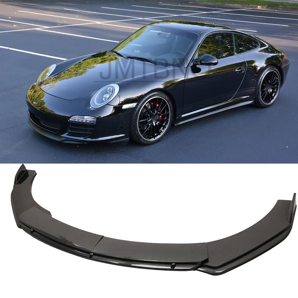 For Porsche 911 996 /Carrera GT Front Bumper Lip Splitter Spoiler Carbon Fiber