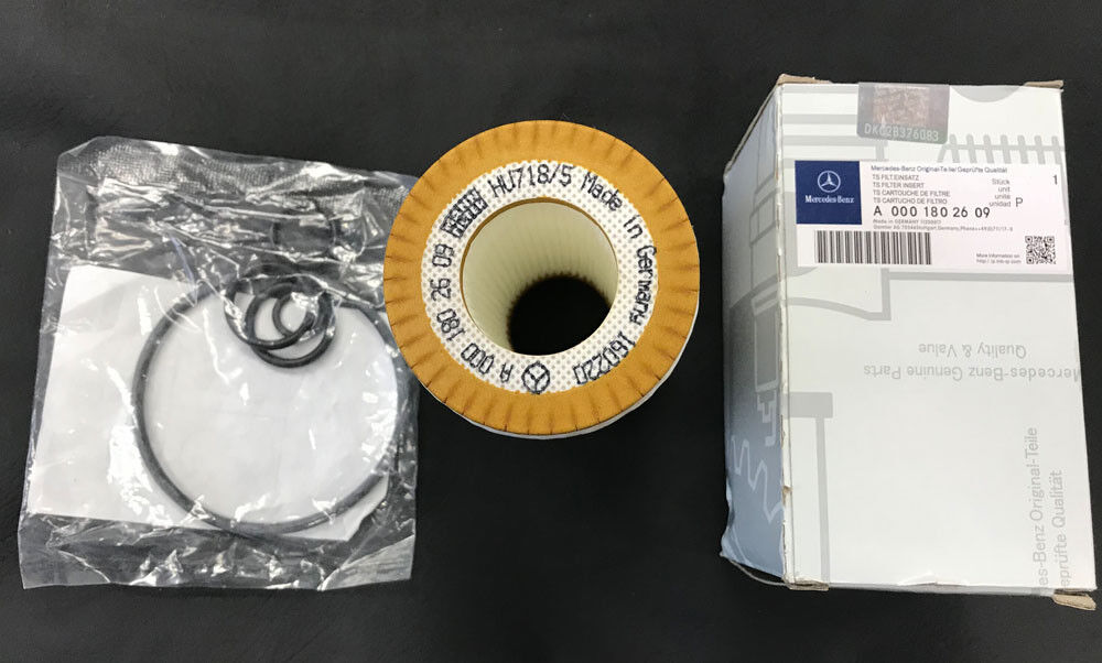 Mercedes Benz A 0001802609 original genuine OIL FILTER cartridge with o rings