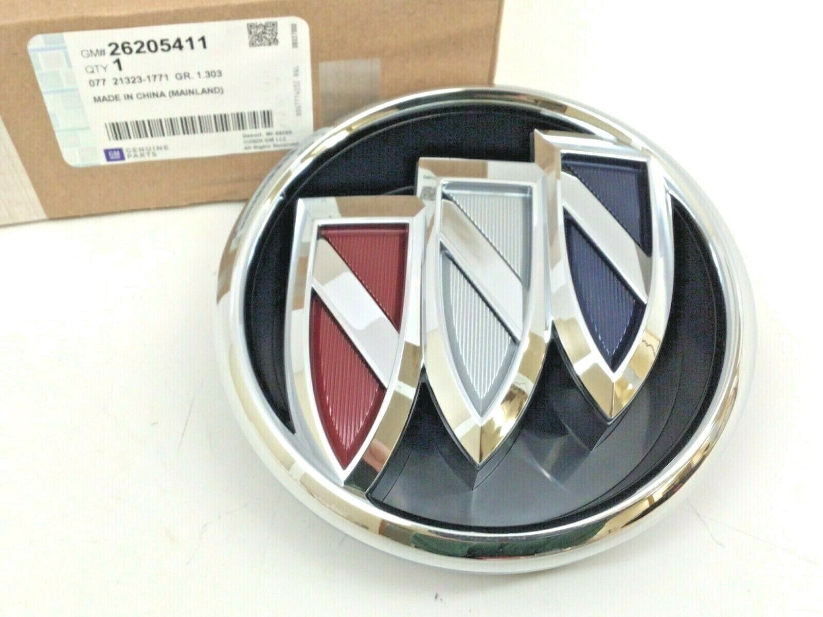 2014-2019 Buick Lacrosse Front Grille Tri-shield Emblem Badge new OEM 26205411