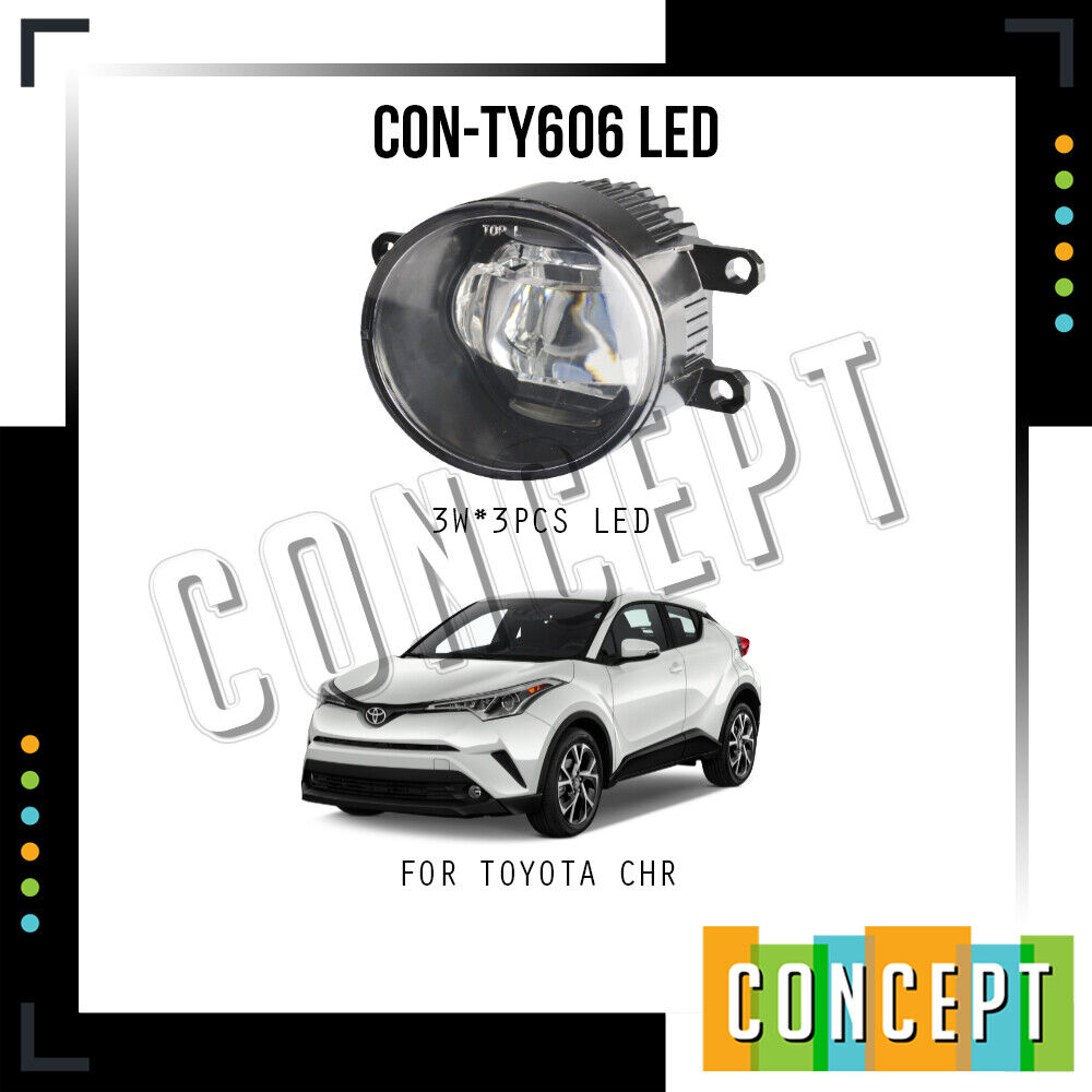 For Toyota CHR C-HR  2018 2019 Replacement LED Fog Lights Left & Right Side