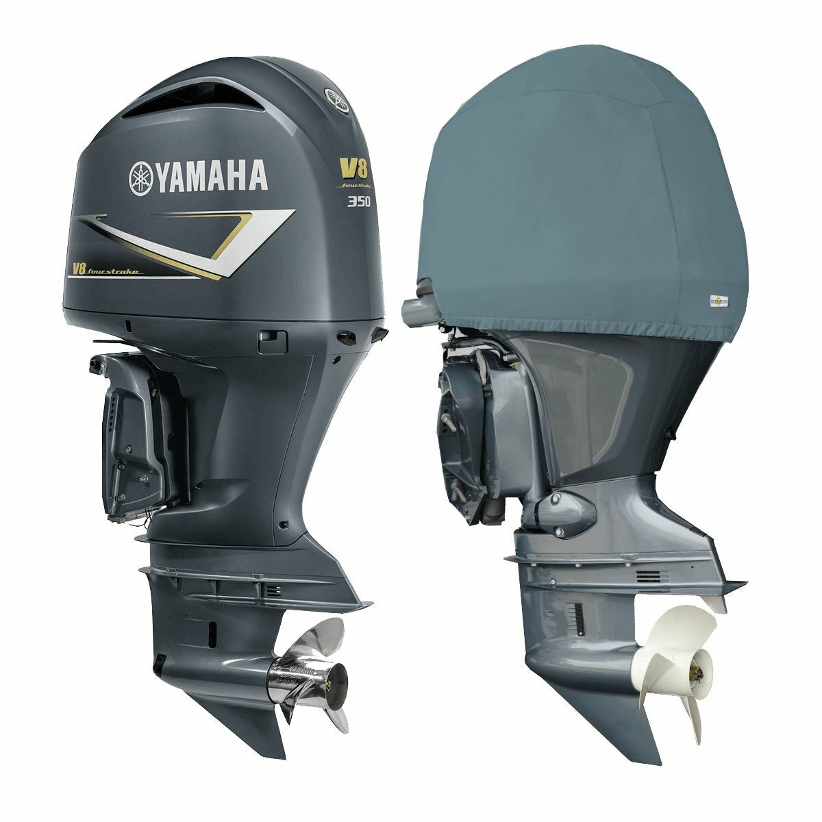 Oceansouth Outboard Covers for Yamaha F350A (V8 5.3L) YEAR 2007>