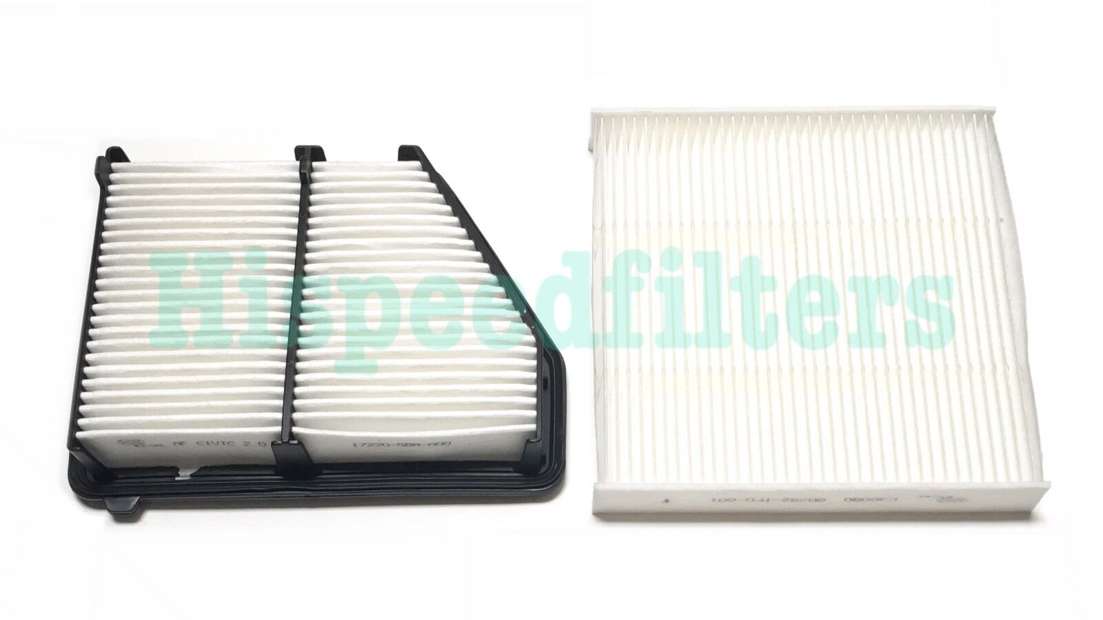 ENGINE & CABIN AIR FILTER for 2016-2020 Honda Civic 2.0L only 17220-5BA-A00