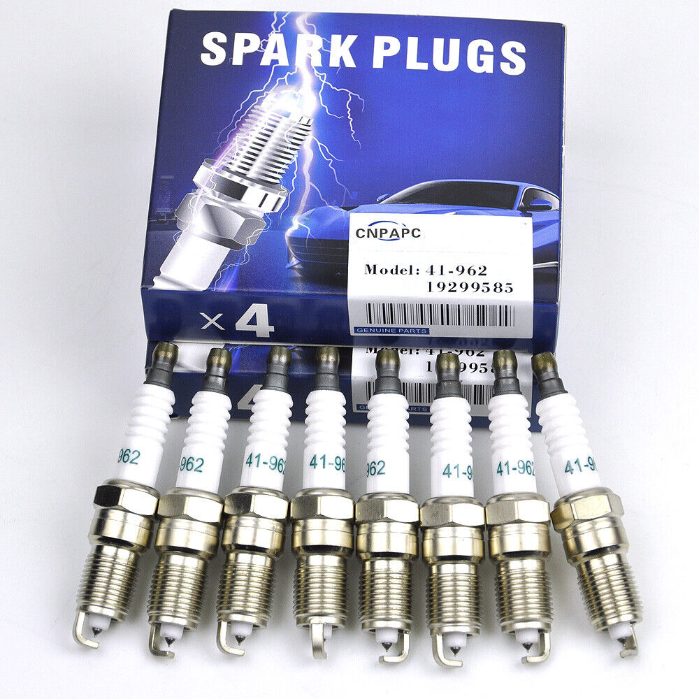 CNPAPC 8PCS 41-962 Real Iridium Spark Plugs Replaced for ACDelco GMC Chevy Buick