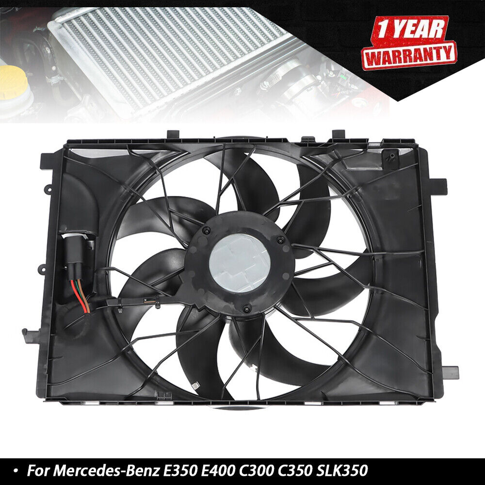 Radiator Cooling Fan For Mercedes-Benz E350 E400 C300 C350 SLK350 2045000293