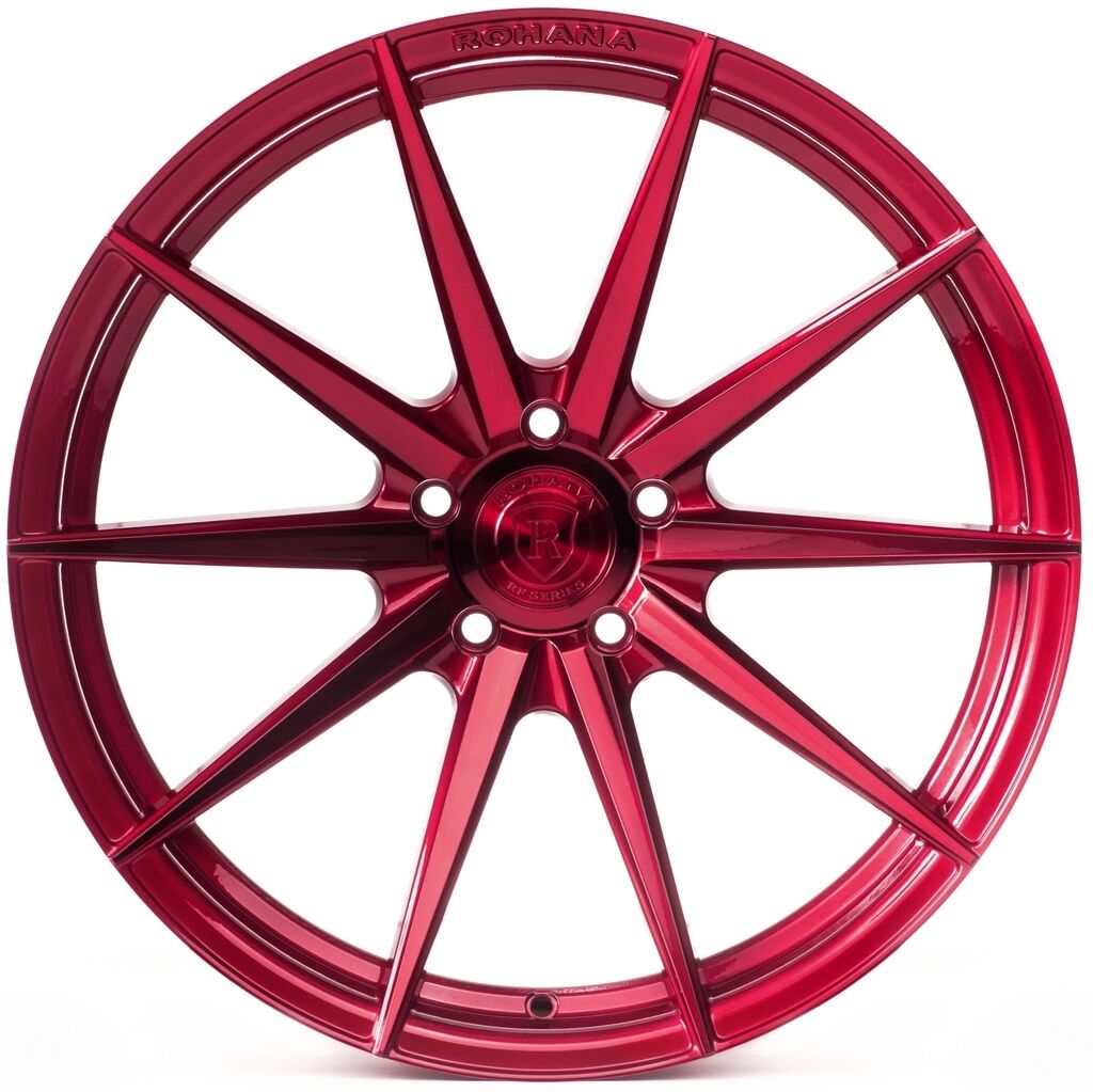 20 inch 20x11 Rohana RF1 Gloss Red  wheel rim 5x4.5 5x114.3 +52