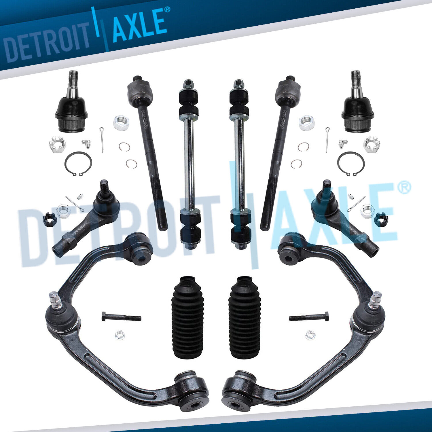 12pc Front Upper Control Arms Suspension Kit for Ford Ranger Mazda B2300 B2500