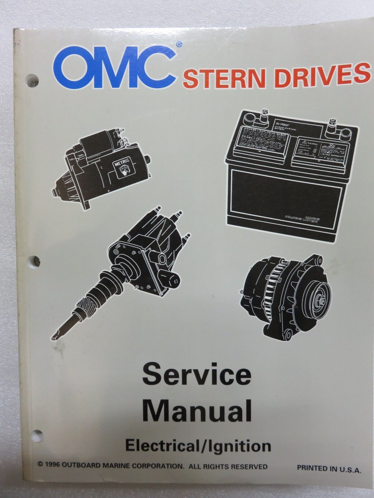 1996 OMC Stern Drives Service Repair Manual Electrical Ignition 507283