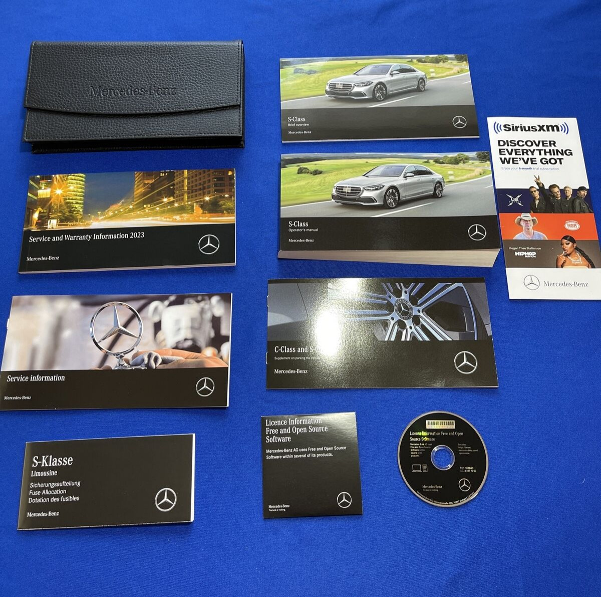 2023 Mercedes Benz S Class Owners Manual with Case NEW Factory User Guide Books