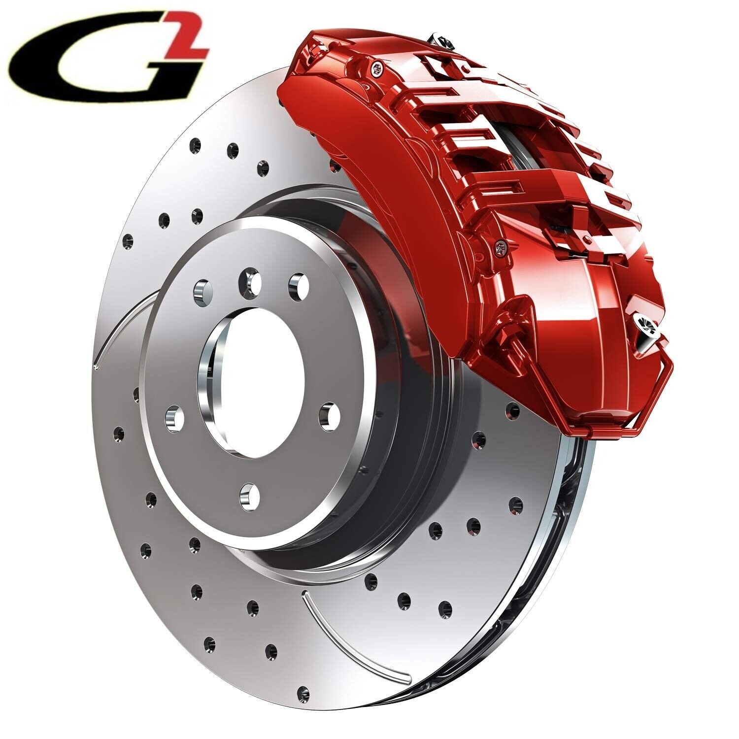 RED G2 BRAKE CALIPER PAINT EPOXY STYLE KIT HIGH HEAT MADE IN USA 