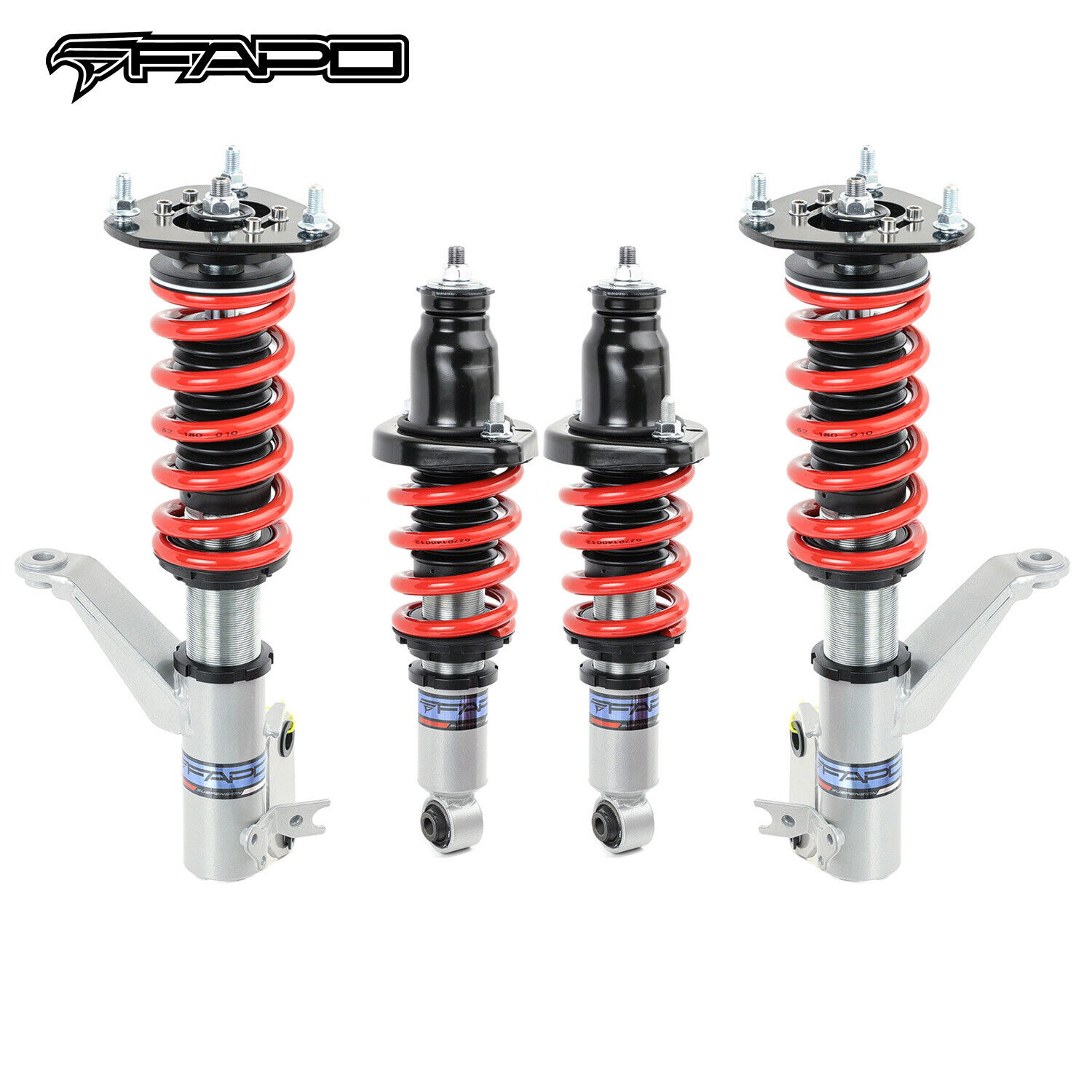 FAPO Full Coilover Suspension lowering kits for Honda Civic EM2 Coupe 2001-2005 