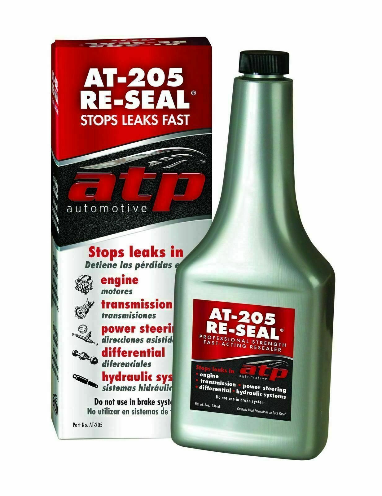 New ATP AT-205 Re-Seal Stops Leaks 8 Ounce Bottle