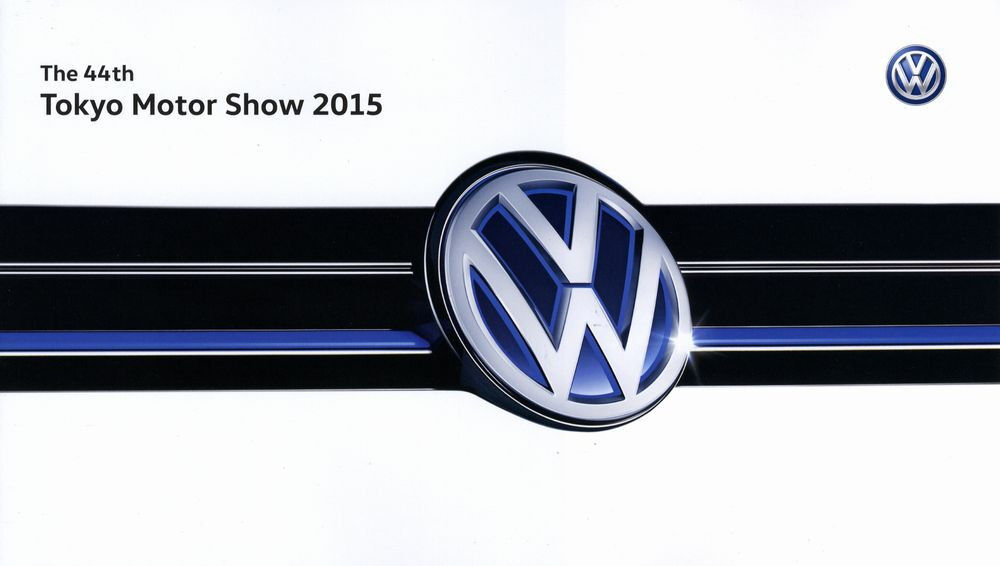 [Catalog] Tokyo Motor Show 2015 Volkswagen brochure VW Golf Polo R WRC GTI GTE