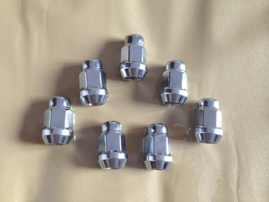M12x1.5 Chrome lugnuts for Chevy Ford m12x1.5 Acorn Set of 20 pc 19 HEX Closed