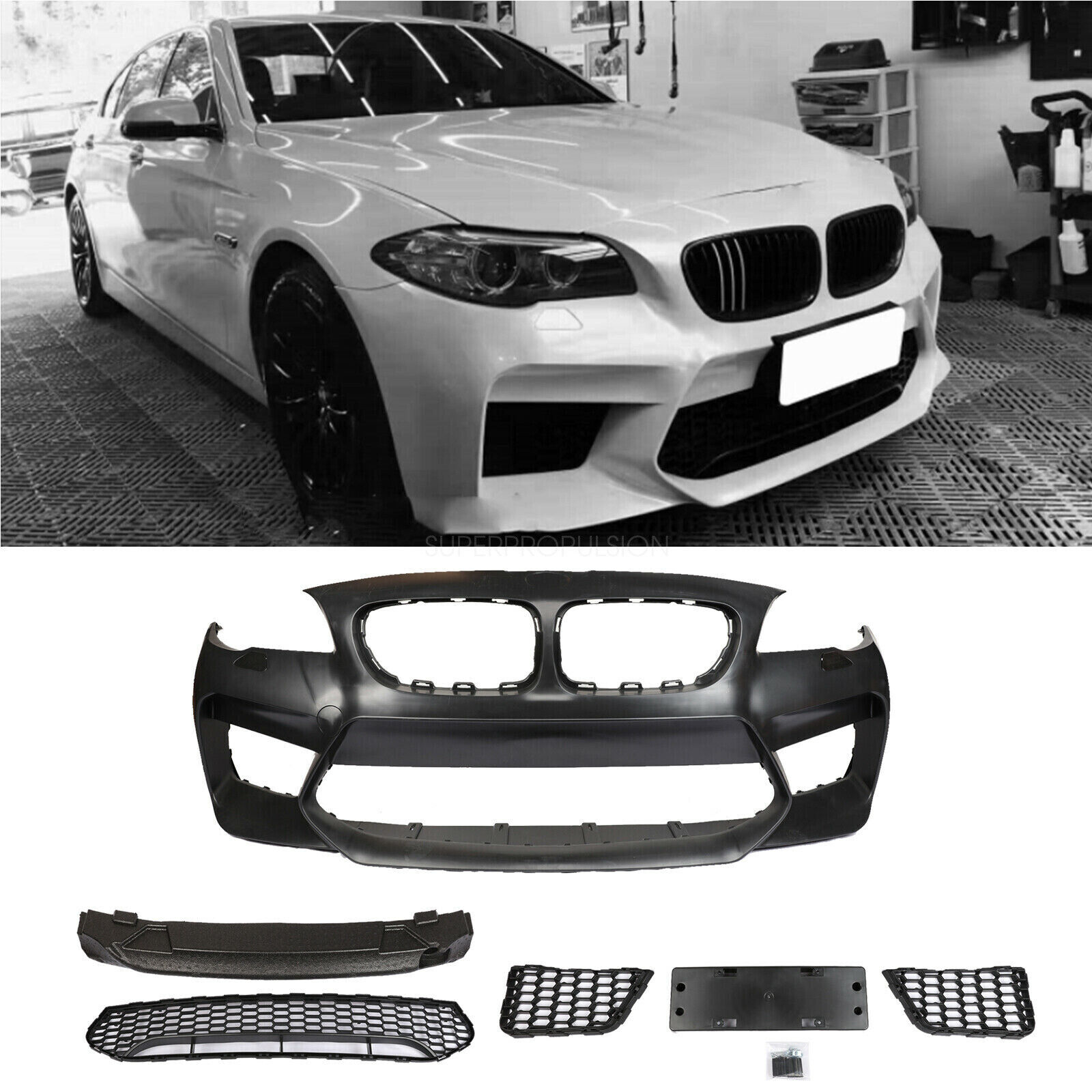 G30 M5 Look style Front Bumper fit for BMW 5 Series F10 M5 style 11-17 W/O PDC