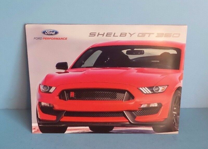 2016 Ford Mustang Shelby GT350 & GT350R brochure BRAND NEW