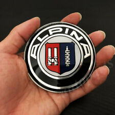 82MM Alpina Logo Car Hood Trunk Rear Emblem Badge Decal Sticker picture