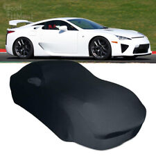 Indoor Car Cover Stretch Satin Scratch Dustproof Black Custom For  LEXUS LF-A SC picture