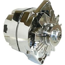 Alternator For Chevy Bbc Sbc 110 Amp 1 Wire High Output Chrome picture