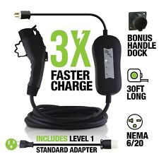 EV Gear Level 2 Charger with Dock and Level 1 Adapter, Nema 6/20 Plug 3 yr warr picture