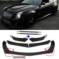 Front Bumper Lip Body Kit Spoiler Splitter For Cadillac CTS CTS-V Glossy Black picture