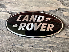 LAND ROVER FRONT GRILLE BADGE GLOSS BLACK EMBLEM BLACK BADGE RANGE ROVER picture