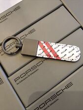 AWESOME Porsche Rare Keychain 911 R white /RED can be used with any PORSCHE picture