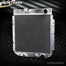 Aluminum Radiator Fit For Ford Mustang/Shelby V8 L6 MT/AT 1964-1966 Silver picture