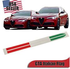 FITS Alfa Romeo Giulia GTA Style Italian Flag Mirror Decal picture