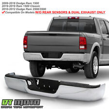2009-2018 Dodge Ram 1500 10-12 2500 3500 Complete Chrome Rear Bumper Assembly picture