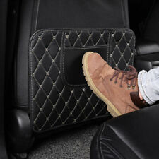 Car Accessories Back Seat Anti Kick Pad Mat Half-size Black PU Leather Cover  picture