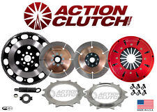 ACTION TWIN DISC CLUTCH KIT for 08-15 MITSUBISHI LANCER EVO 10 X GSR 4B11T TURBO picture