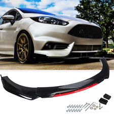 For Ford Fiesta RS ST Front Bumper Splitter Lip Body Kit Spoiler Diffuser Red picture