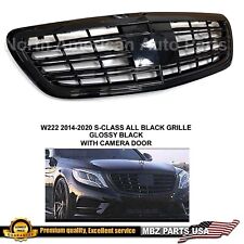 S65 Grille S-CLASS S550 S63 All Black Gloss AMG MAYBACH 2014 2015 2016 2017 2020 picture