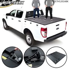 Hard Solid Tri-Fold Tonneau Short Bed Cover Fit For 2004-2014 Ford F150 5.5Ft picture