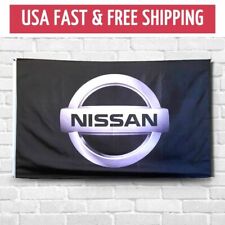 Nissan Logo 3x5 ft Flag Banner Car Racing Show HKS JDM GTR Nismo Datsun Sign picture