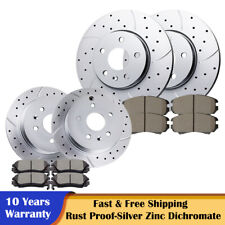 Front Rear Brakes and Rotors Brake Pads Kits for GMC Terrain Chevrolet Equinox picture