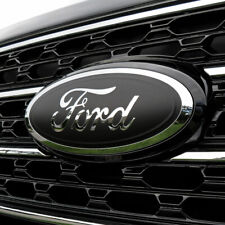 BocaDecals 2015-2023 Ford F150 Emblem Overlay Insert Decals Matte Black SET OF 2 picture
