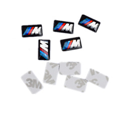 BMW ‎M Logo wheels rims alloy sticker decal logo (choose amount) - 🇺🇸 24H Ship picture