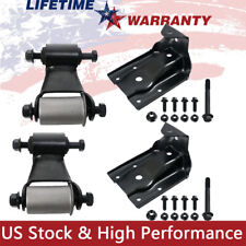 Rear Leaf Spring Hanger Bracket and Shackle Kit for Chevy Silverado GMC Sierra picture