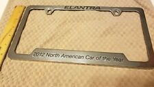 Hyundai Elantra License Plate Frame 2012 North American Car of the Year picture