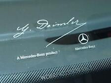 Mercedes Front Windshield G Daimler Signature Sticker Decal Genuine A0045847338 picture