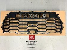 NEW OEM TOYOTA TUNDRA 2022-2023 TRD PRO GRILLE MATTE BLACK FINISH picture