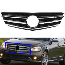 For Mercedes-Benz C Class W204 C250 C300 C350 Front Grill Chrome Grille 2008-14 picture