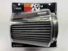 K&N RG-1001WT-L High Performance, Universal Clamp-on Washable Cone Air Filter picture