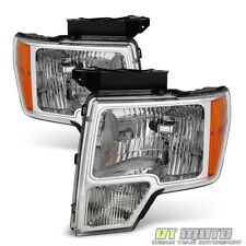 2009-2014 Ford F150 F-150 Replacement Headlights Headlamps 09-14 Pair Left+Right picture