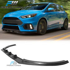 For 16-18 Ford Focus RS Hatchback Unpainted PU Front Bumper Lip Spoiler Splitter picture