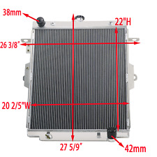 4 Row Aluminum Custom Cooling Radiator For Core Size 22